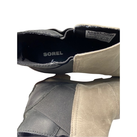 Sorel slip on tan and black boot size 7 - Picture 5 of 7